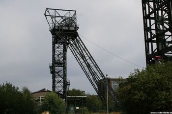 Fördergerüst von Auguste Victoria Schacht 2 in 2008