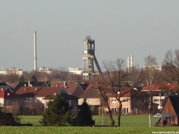 Fördergerüst von Auguste Victoria Schacht 4 in 2014