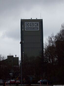 Förderturm von Westerholt Schacht 1 in 2008