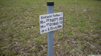 Position von Eintracht Tiefbau Schacht 1 in 2011