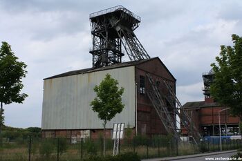 Fördergerüst von Radbod Schacht 1 in 2012