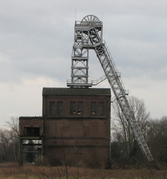 Fördergerüst von Sterkrade Schacht 1 in 2007