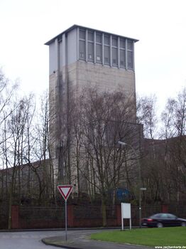 Förderturm von Westerholt Schacht 3 in 2008